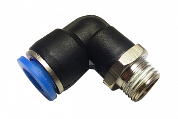 Фитинг L-образный с наружней резьбой М10х1  d= 6мм, AT10220