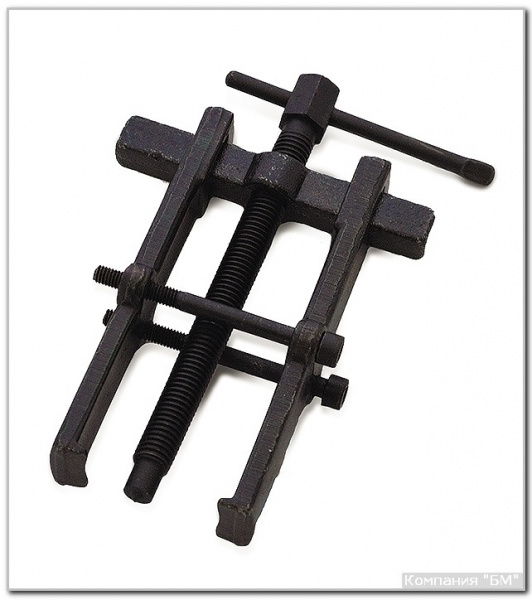 Съемник 2-х лапый передвижной с фиксатором 150мм БМ 231303