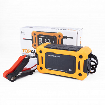 Интеллектуальное автомат. зарядное устройство ТОП АВТО АЗУ-706С (6А, для 12В АКБ до 100А-ч), 6A001