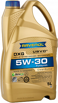 Моторное масло RAVENOL DXG SAE 5W-30 ( 5л) new, 1111124-005-01-999