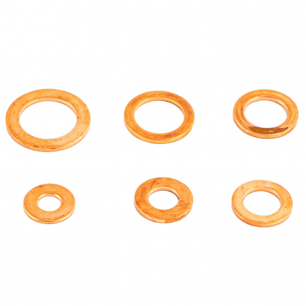 Шайбы медные 150 шт W-8056