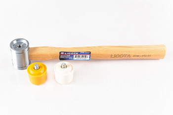 Молоток рихтовочный с полиуритановым и нейлоновым боиками, AHM-05035