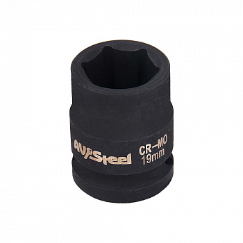 Головка ударная 1/2" шестигранная 19мм "AV Steel", AV-720019