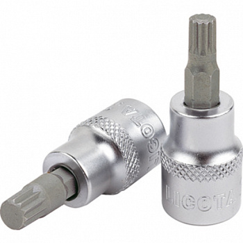 Головка торцевая с вставкой spline 1/2" M8 L=55мм, H4RM08