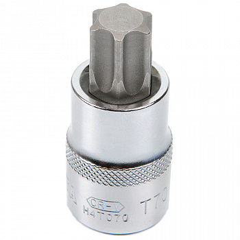 Головка торцевая с вставкой torx 1/2" T70, H4T070