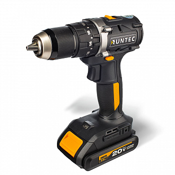 Дрель-шуруповерт ударная аккумуляторная RUNTEC PRO 13 мм, 20В, 2*2Ач, 55Нм, RT-ID222 Дрель-шуруповерт ударная аккумуляторная RUNTEC PRO 13 мм, 20В, 2*2Ач, 55Нм, RT-ID222