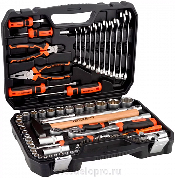 набор инструмента 90пр. 1/2"DR 1/4"DR АвтоDело PRO (), 39890
