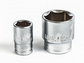 Головка торцевая 17мм 1/2 CrV 6-гр. JSD, 00015660