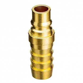 Пневморазъём металлический высокой пропускной способности "папа"-"ёлочка" 1/2", латунь, 808206-12-h