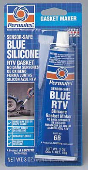 Герметик RTV силиконовый (синий) 85г., 80022