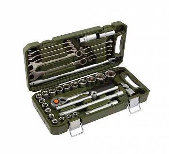 Набор головок 1/2" с комбинированными ключами, 35 предм., 620735 Набор головок 1/2" с комбинированными ключами, 35 предм., 620735