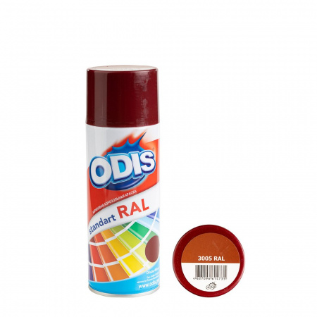 Краска - спрей ODIS standart RAL винно-красный, 3005ral