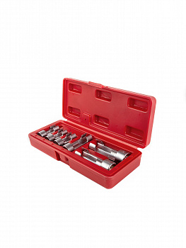 Набор разрезных головок для снятия сенсоров, датчиков (10-19мм) 6 предметов "AV Steel", AV-920073