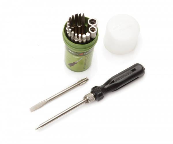 708180 Отвертка цанг.с вставками 18штШлиц6,5,3ммДТ