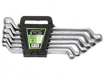 Набор ключей накидных АВТОТОРГ 6 предметов (8*9,10*11,12*13,14*15,16*17,18*19), AT46060