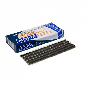 Жгуты (Черные, БО) 204×6мм, 12-392 (ШЧ-200)