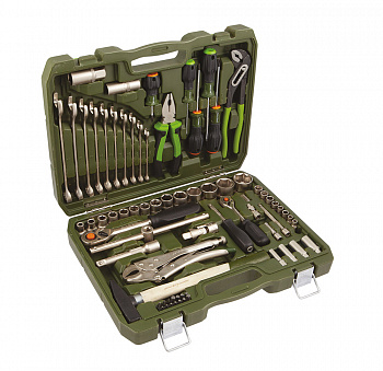 Набор головок с инструментом 1/4", 1/2" 72 предмета, 620772 Набор головок с инструментом 1/4", 1/2" 72 предмета, 620772