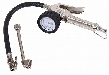 Подкачка шин с манометром и доп. насадкой, PAP-D031