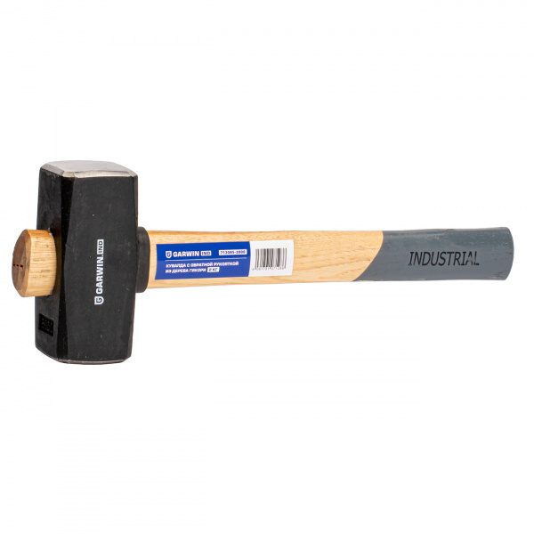 712085-2000 Кувалда Garwin INDUSTRIAL с обратной рукояткой из дерева гикори, 2 кг