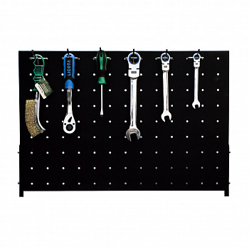 Экран перфорированный для инструментальных тележек (черный RAL 9005), 001070-9005