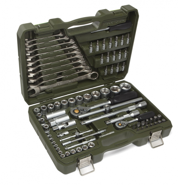 620782 Набор инструмента 1/2, 1/4  82предм ДТ