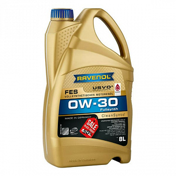 Моторное масло RAVENOL FES SAE 0W-30 (8л) new, 1111146-BF8-01-999