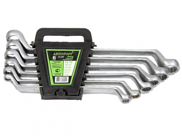 АТ 6060Набор ключей накидных АВТОТОРГ 6пр(8*9,10*11,12*13,14*15,16*17,18*19,)