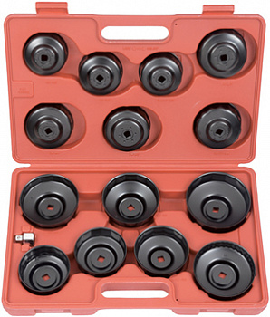 Набор чашек для съема масляных фильтров 15 предметов, ATA-0291