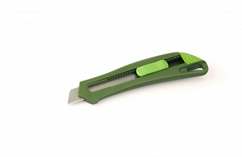 Нож со сменным лезвием, пластиковый корпус, 18 мм, 261210