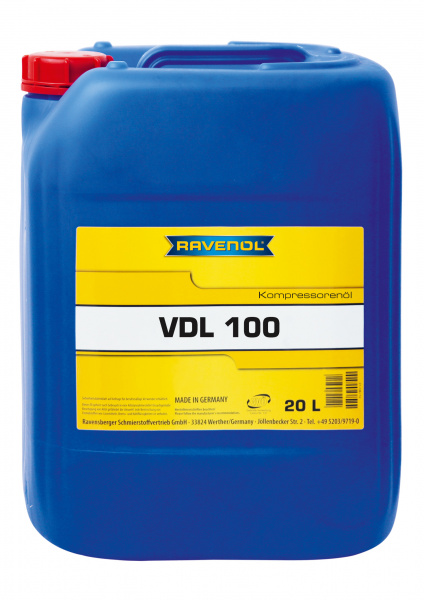 Компрессорное масло RAVENOL Kompressorenoel VDL 100 (20л) new Компрессорное масло RAVENOL Kompressorenoel VDL 100 (20л) new