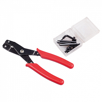 Съемник внешних стопорных колец со сменными насадками 45 и 90 град "AV Steel", AV-921099