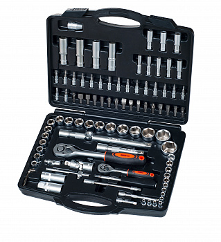 Набор инструмента "AV Steel" 110 предметов 1/4",1/2" профессион., AV-011110