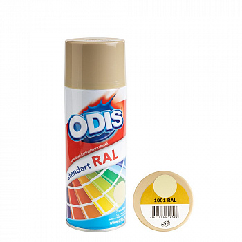 Краска - спрей ODIS standart RAL Бежевый, 1001ral