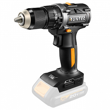 Дрель-шуруповерт ударная аккумуляторная RUNTEC PRO 13 мм, 20В, 55Нм, RT-ID222W Дрель-шуруповерт ударная аккумуляторная RUNTEC PRO 13 мм, 20В, 55Нм, RT-ID222W