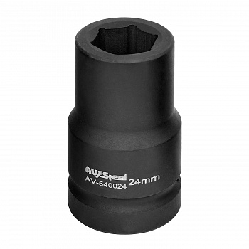 Головка торцевая 1" шестигранная 24мм "AV Steel", AV-540024