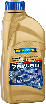Трансмиссионное масло RAVENOL MTF -2 SAE 75W-80 ( 1л) new, 1221103-001-01-999