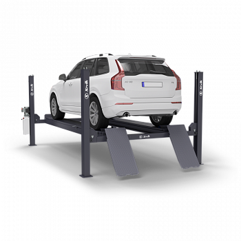 ЧЕТЫРЕХСТОЕЧНЫЙ ЭЛЕКТРОГИДРАВЛИЧЕСКИЙ ПОДЪЕМНИК  для сход развала серый, ПГА-5000/4