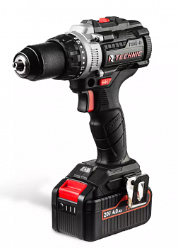 Дрель-шуруповерт ударная аккумуляторная RUNTEC TECHNIC 13 мм, 20В, 2*4Ач, 100Нм RUNTEC, RT-ID100T Дрель-шуруповерт ударная аккумуляторная RUNTEC TECHNIC 13 мм, 20В, 2*4Ач, 100Нм RUNTEC, RT-ID100T