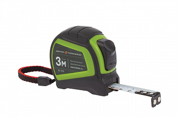 Рулетка Дело техники в обрезиненном корпусе 3м×16мм, 101303