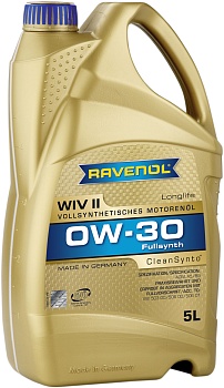 Моторное масло RAVENOL WIV II SAE 0W-30 ( 5л) new, 1111101-005-01-999
