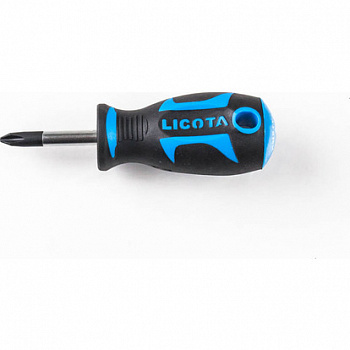 Отвертка профессиональная короткая PH2, 38 мм, ASD-520382