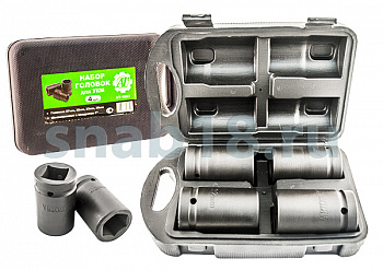 AT 1060 Набор головок АВТОТОРГ 4пр.(1" 24,27,30,38,мм), AT42161