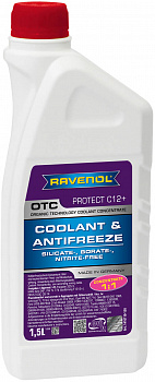 Антифриз концентрат лила RAVENOL OTC Organic Technology Concentrate ( 1,5л), 1410110-150-01-999 Антифриз концентрат лила RAVENOL OTC Organic Technology Concentrate ( 1,5л), 1410110-150-01-999