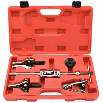 Набор универсальных съёмников 3-х лапых с обратным молотком, 5 предметов, 760405 Набор универсальных съёмников 3-х лапых с обратным молотком, 5 предметов, 760405