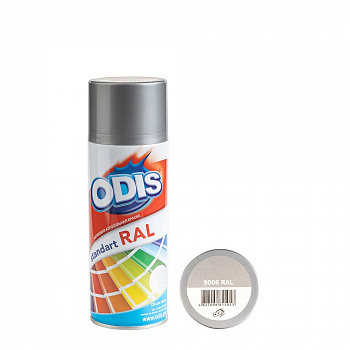 Краска - спрей ODIS standart RAL бело-алюминиевый, 9006ral
