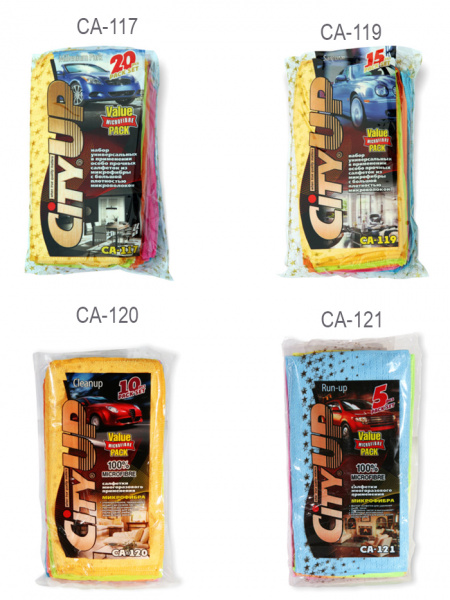 Салфетка микрофибра Сити Ап, 30*30см UP-120 Салфетка микрофибра Сити Ап, 30*30см UP-120