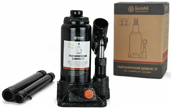 Домкрат гидравлический (TUV, 2 клапана) 2 т. БелАК, БАК.00026