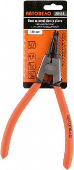 разжим для стопорных колец 180мм (загнутый) (АвтоDело) (), 30411