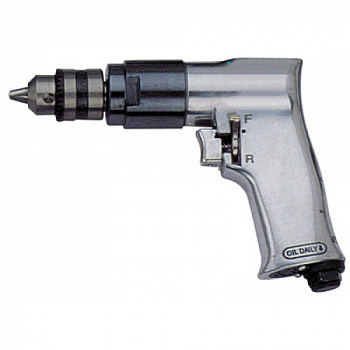 Дрель пневматическая 3/8"(10мм) с реверсом 1800 об/мин усиленная, PAD-03003A
