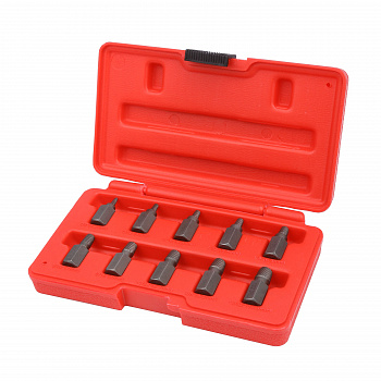 Набор экстракторов для демонтажа сломанных болтов, шпилек 1/8"-13/32", 10 пр. "AV Steel", AV-921087